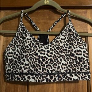 Leopard Print Sports Bra